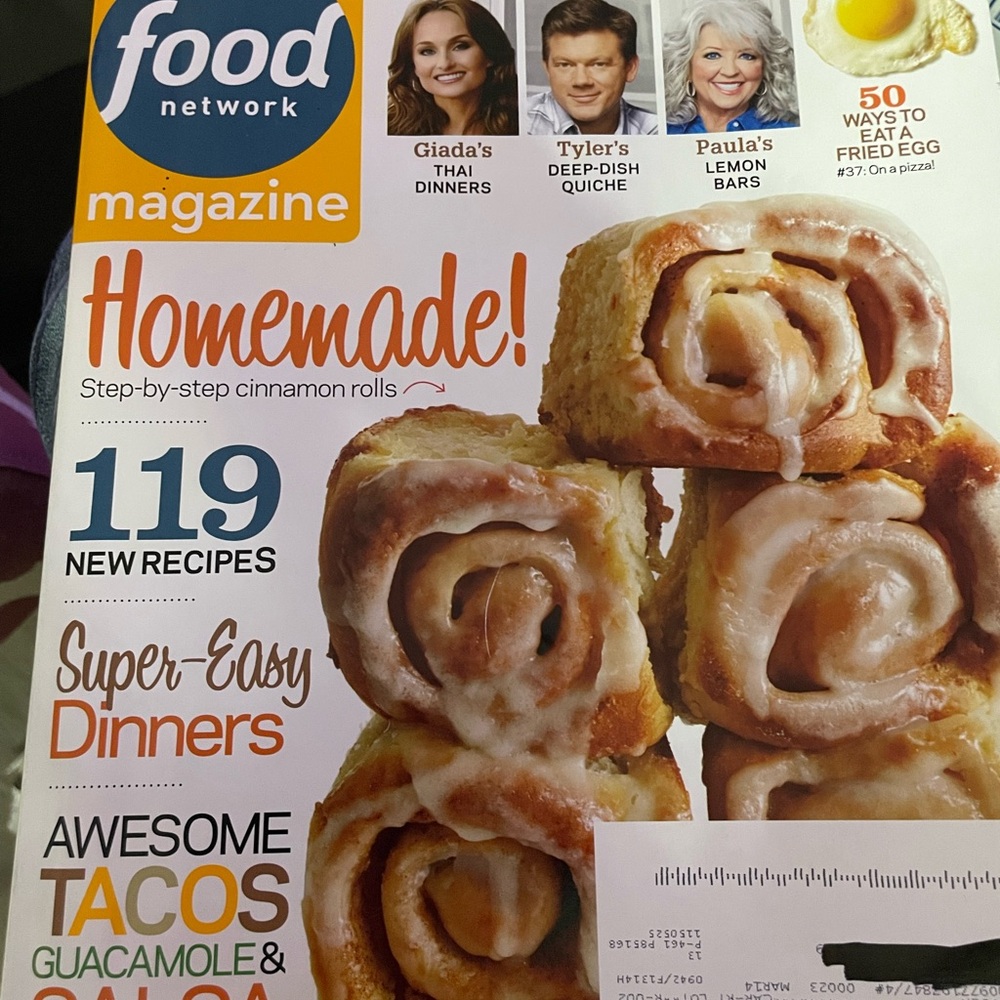 Food Network Magazine - Orange and White Cover